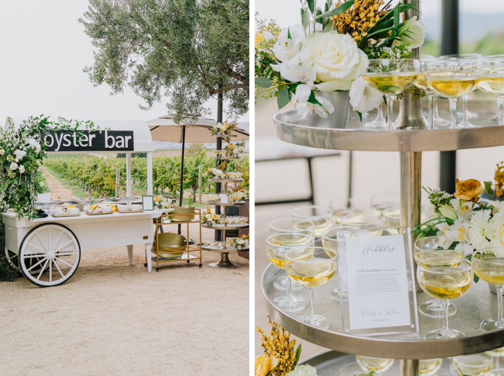 Flora & Fauna Fine foods at a Biddle Ranch Vineyards Wedding by Jake and Necia Photography