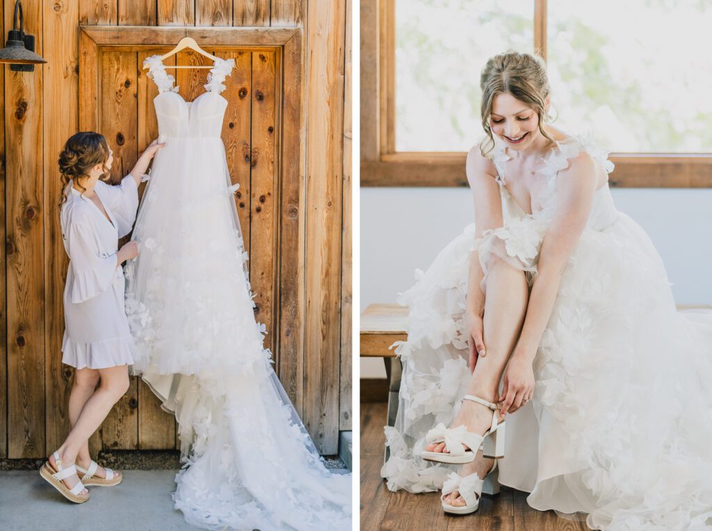 Bride Gets ready at a Terra Mia Summer Wedding