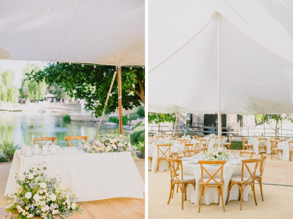 SLO Party Rentals at a terra mia summer wedding