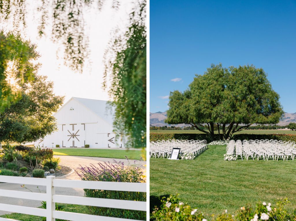 The White Barn and Ceremony Site