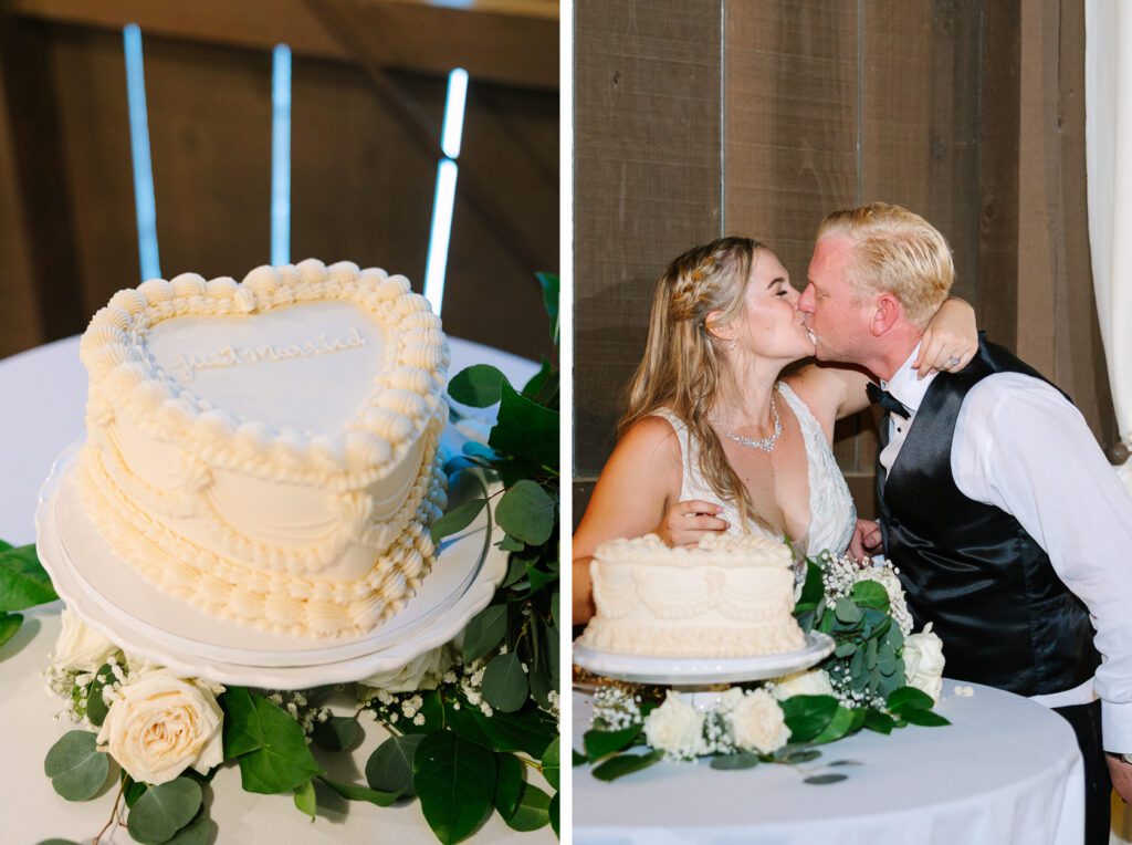 Sea breeze Cupcakes at a White Barn wedding 